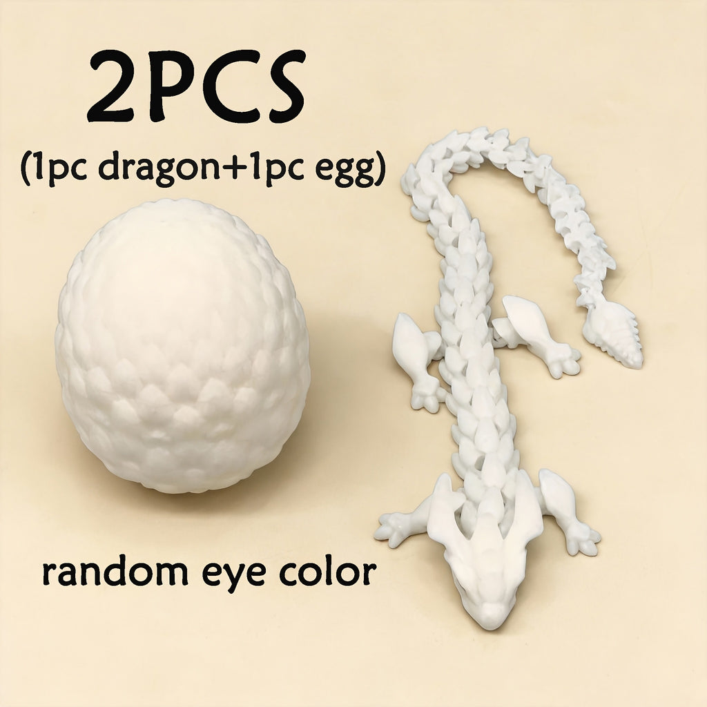 2 4pcs set glow in   dragon egg set 3d printed