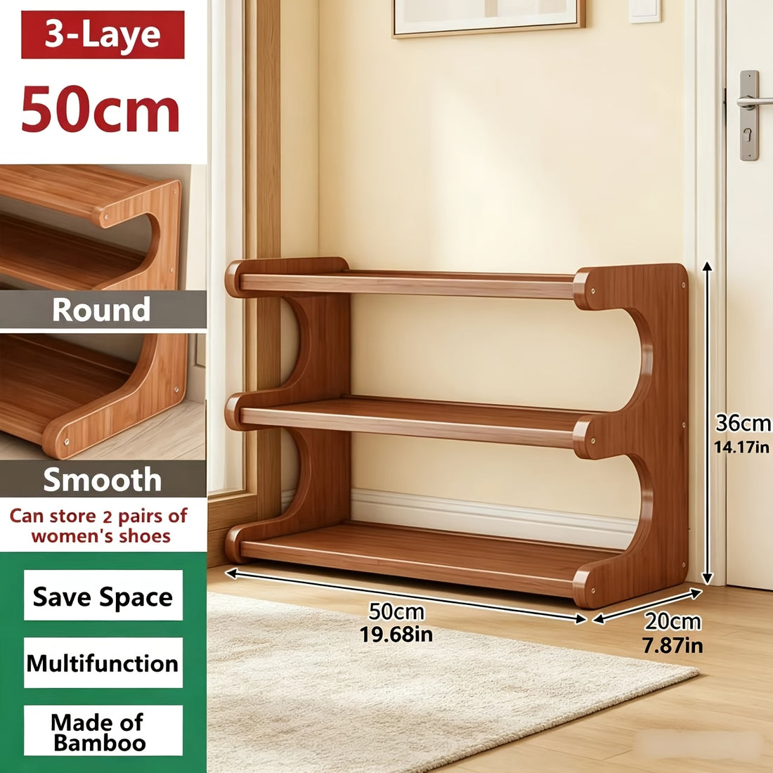 3 5 6 tier bamboo shoe rack bamboo shoe storage solution
