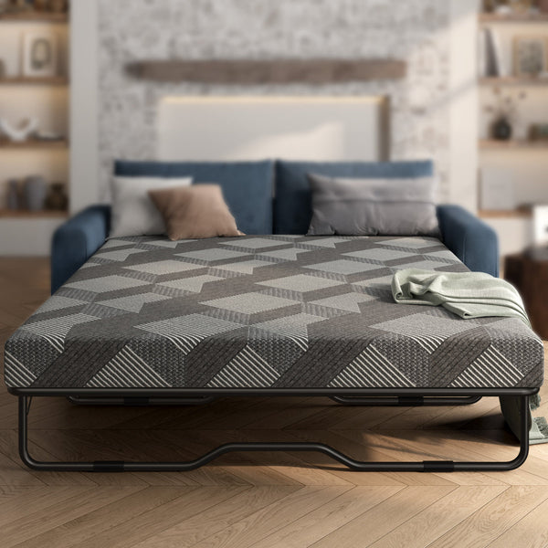 4" Gel Memory Foam Mattress for Sofa Bed, 72"L x 58"W, MATTRESS ONLY