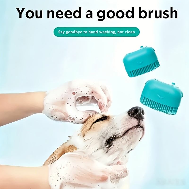 pet grooming brush dog massage brush bathing gentle pet