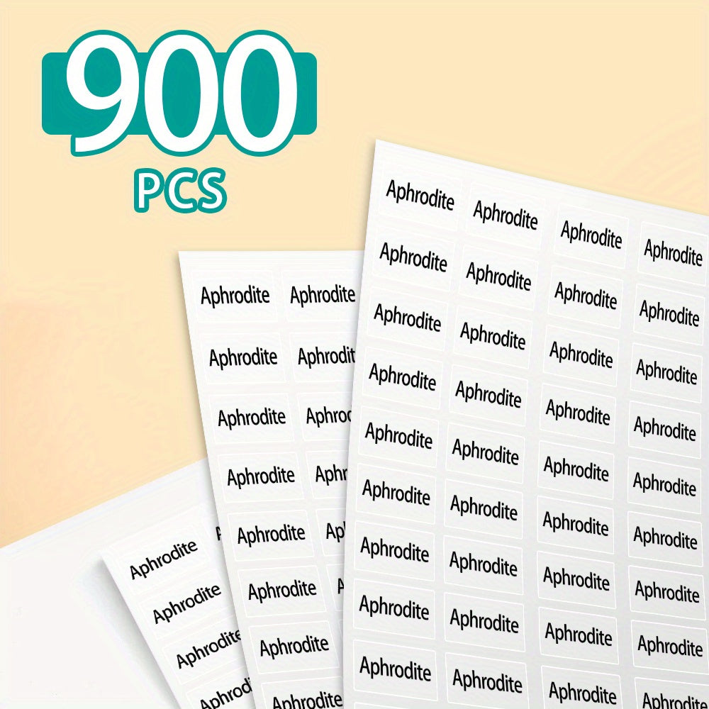 customized name sticker solid color label stationery books