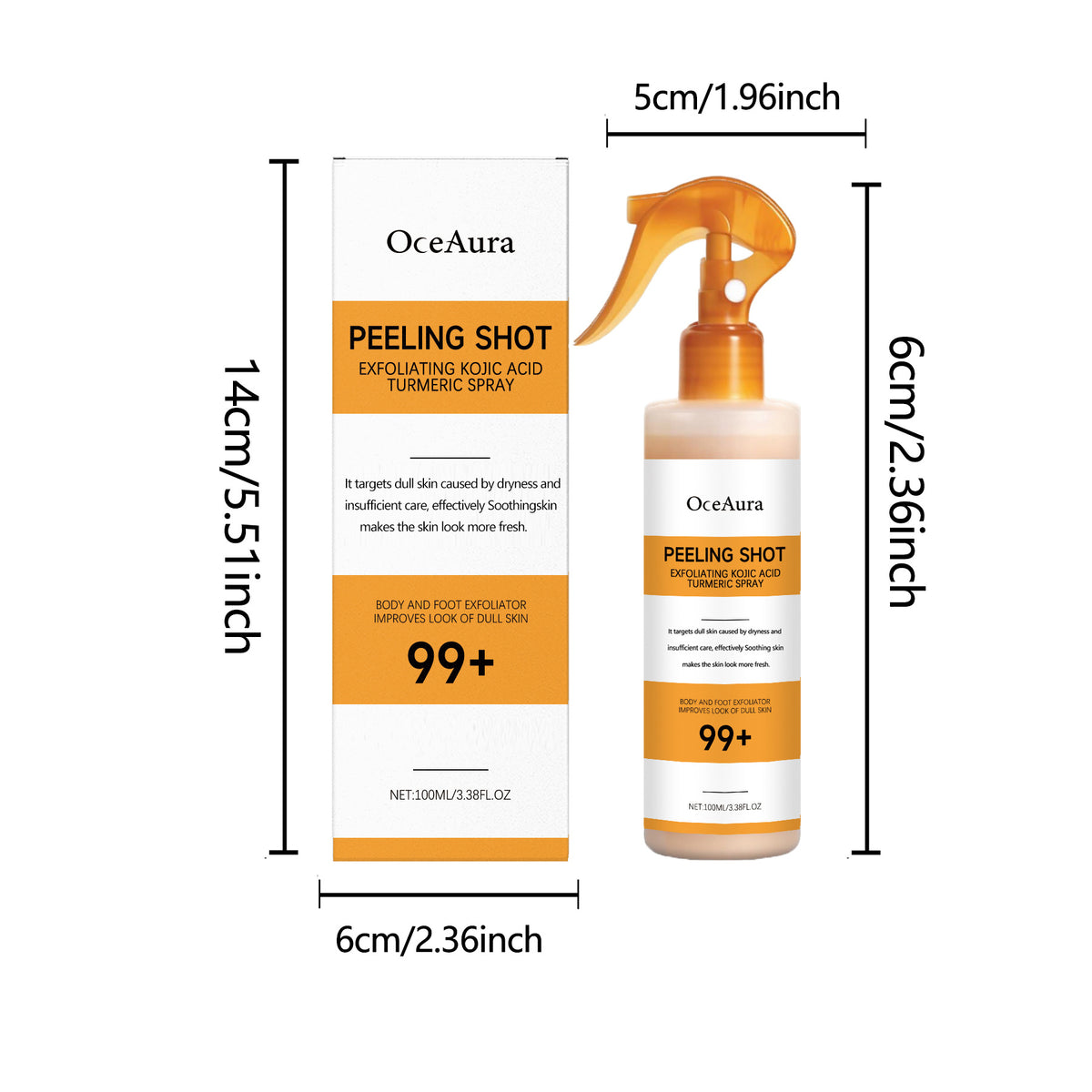 kojic acid turmeric keratin cleansing spray contains kojic