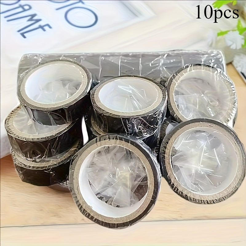 10 rolls high quality black electrical tape high temperature