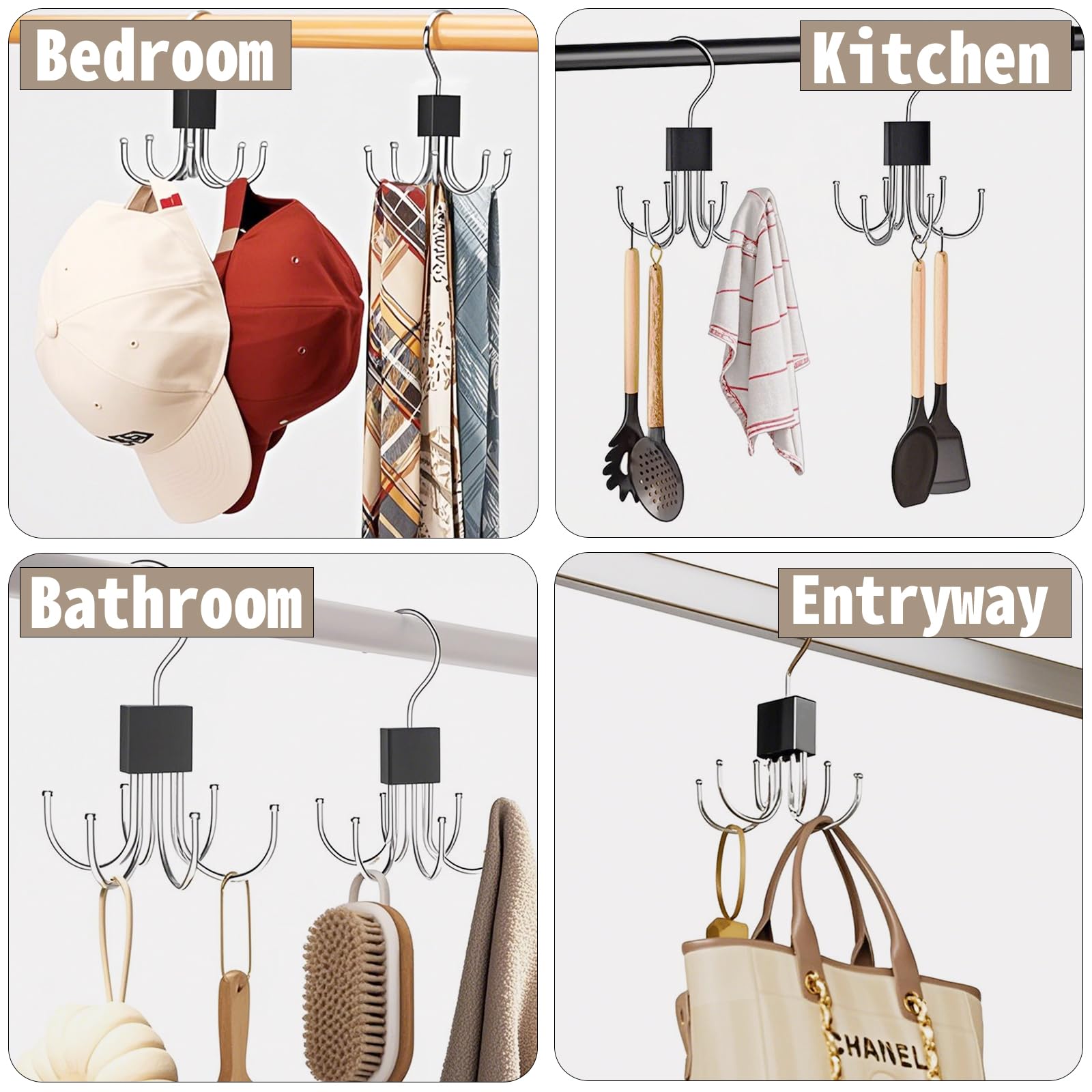 1pc vest style hanger bra hanger 360 rotatable hook holds 36