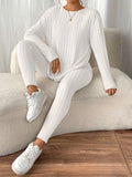 fashion womens commuter ribbed soft casual spring autumn