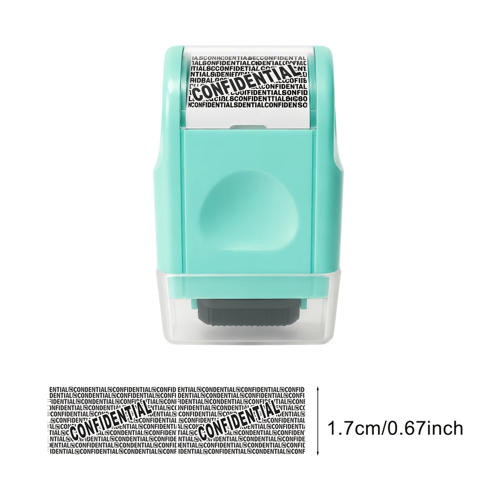 1pc   roller stamp confidential data defender
