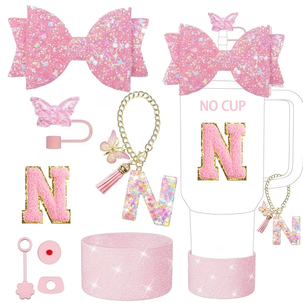 8pcs additions set 30oz 40oz tumbler cup including straw top
