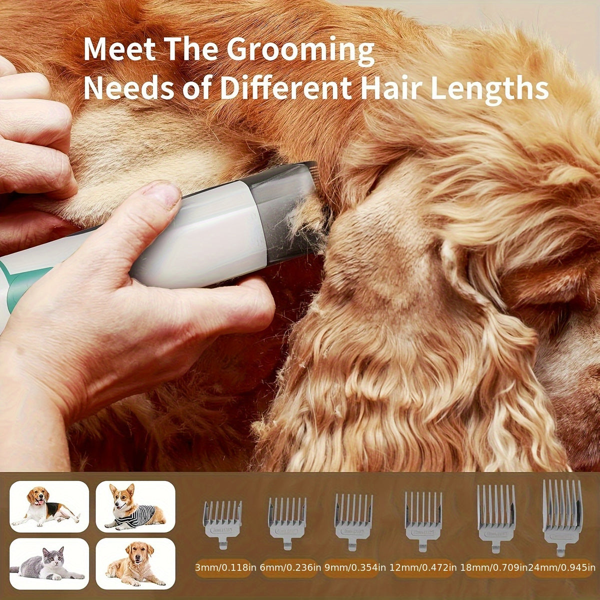 dog grooming kit pet grooming vacuum pet clipper nail