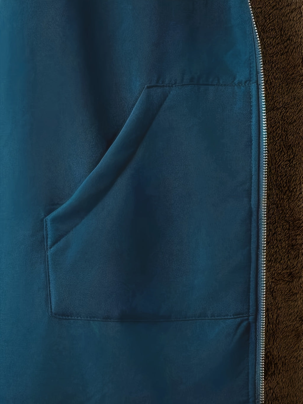 solid color thermal lined hooded jacket autumn