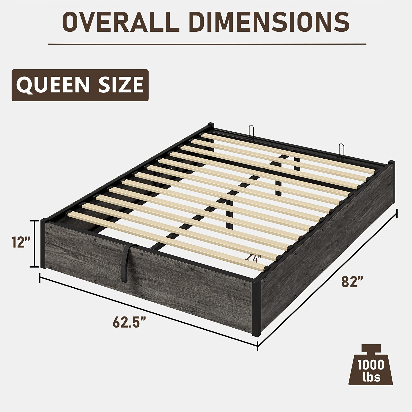 lift storage bed storage underneath wooden platform bed