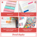 16000pcs 80 colors transparent   annotation tabs
