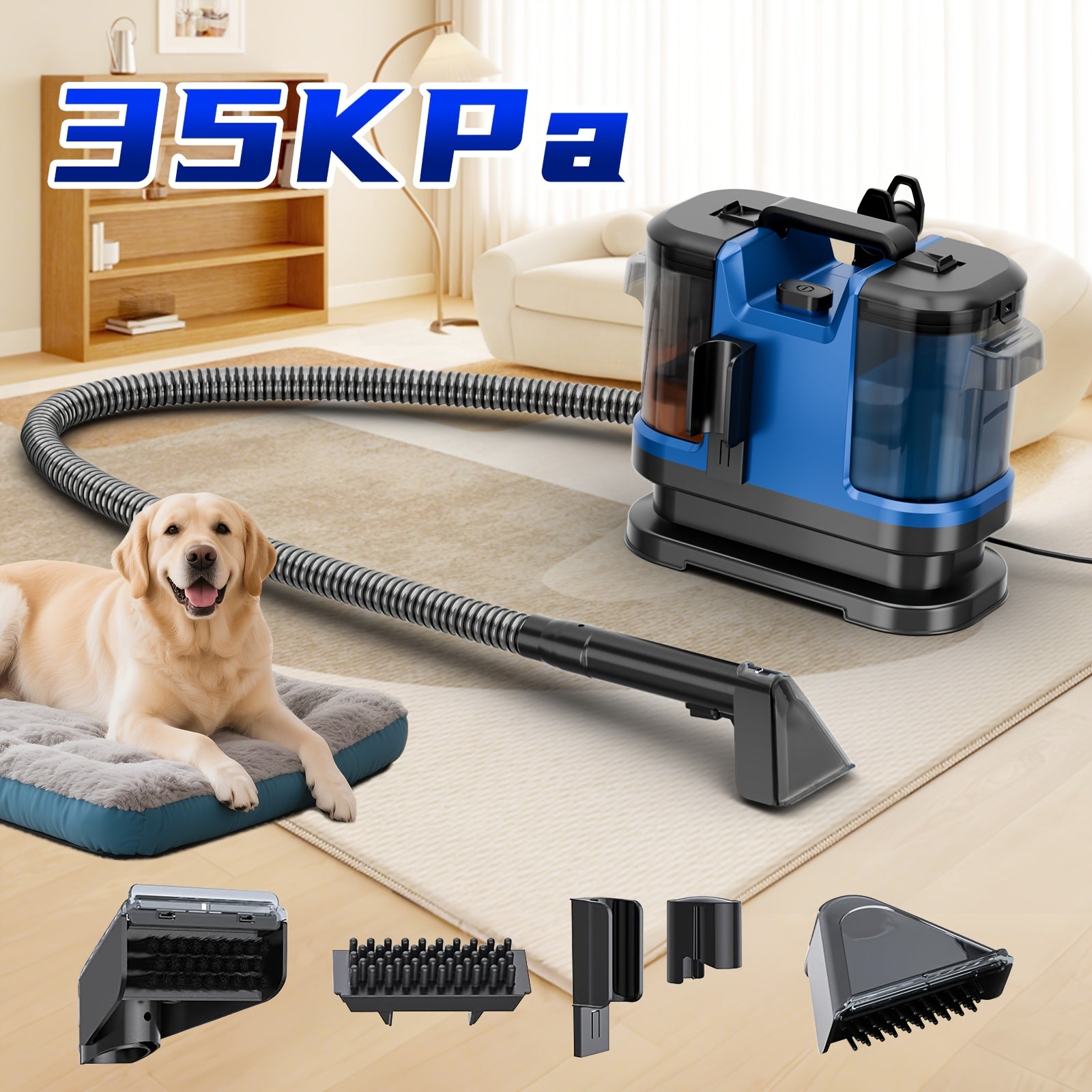 35kpa durable upholstery cleaner machine portable carpet
