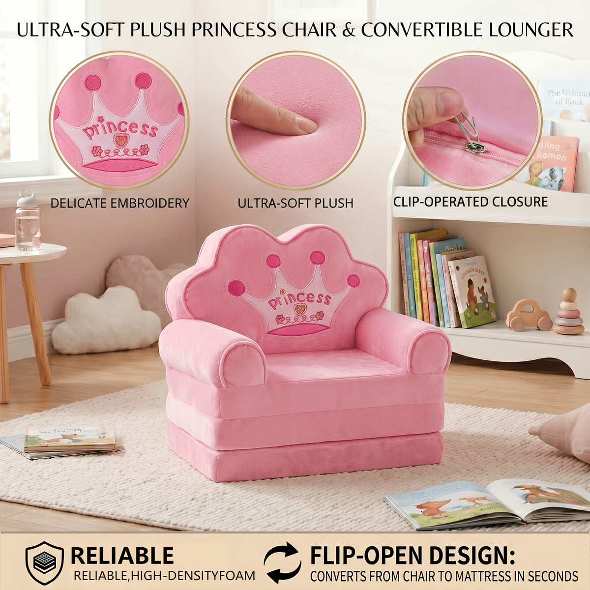 kids sofa   2 in 1 flip couch
