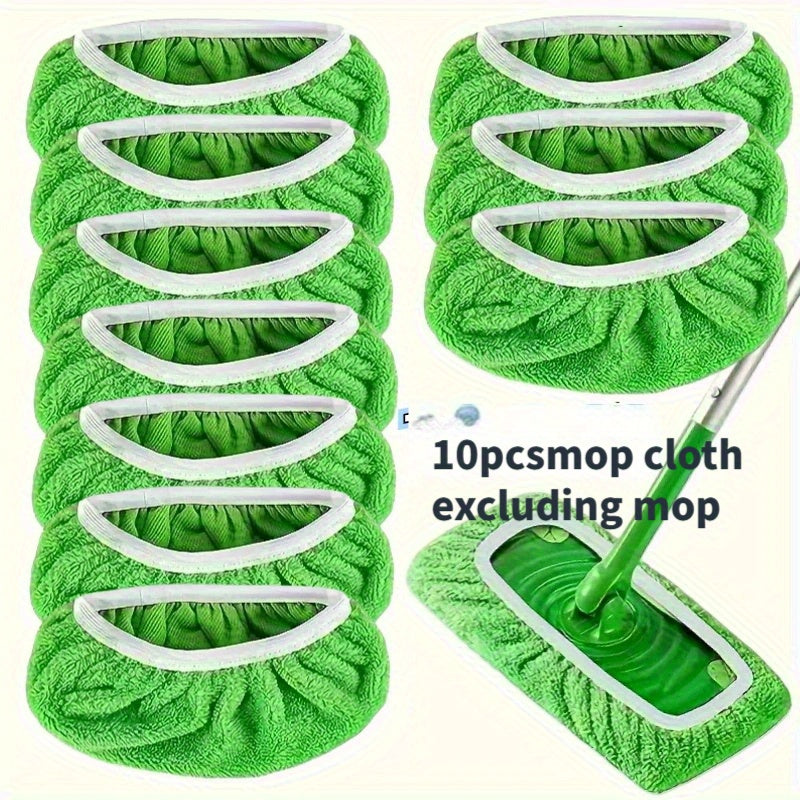 10pcs   reusable mop pad covers compatible 10 inch
