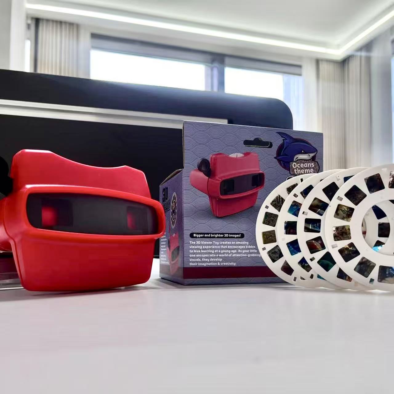 5pcs deluxe 3d visual viewer set   1 3d viewer 4