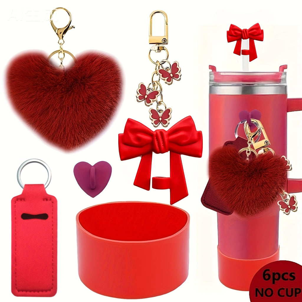 gift 6pcs   silicone decorative additions set