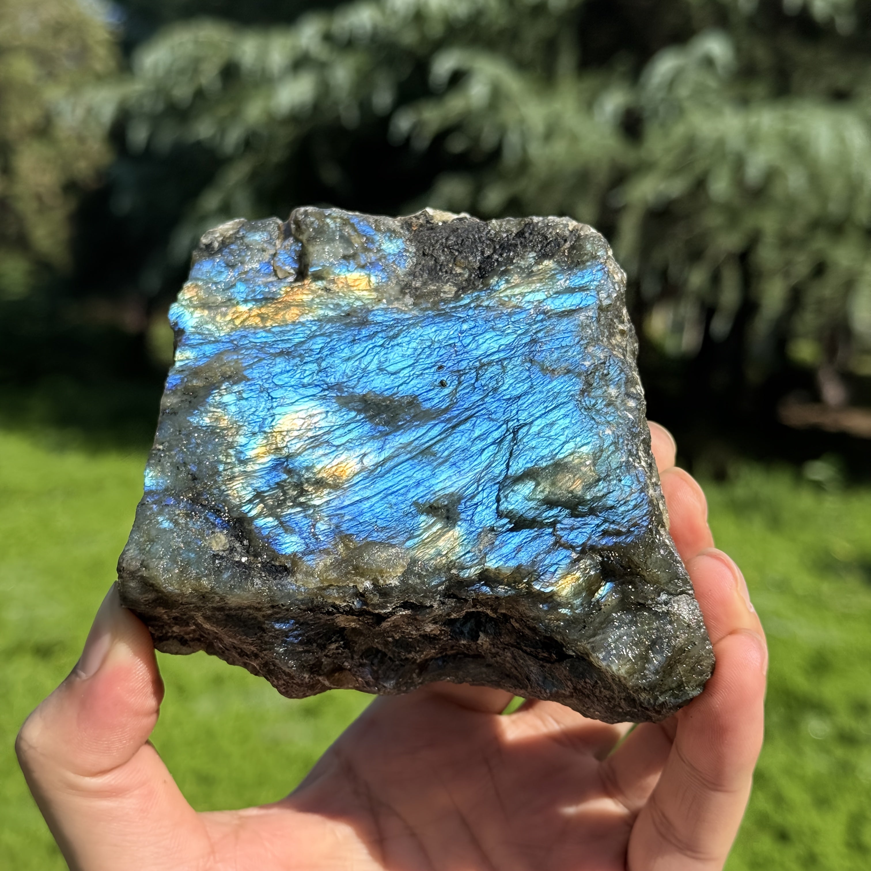 1pc random large   stone labradorite loose gemstones