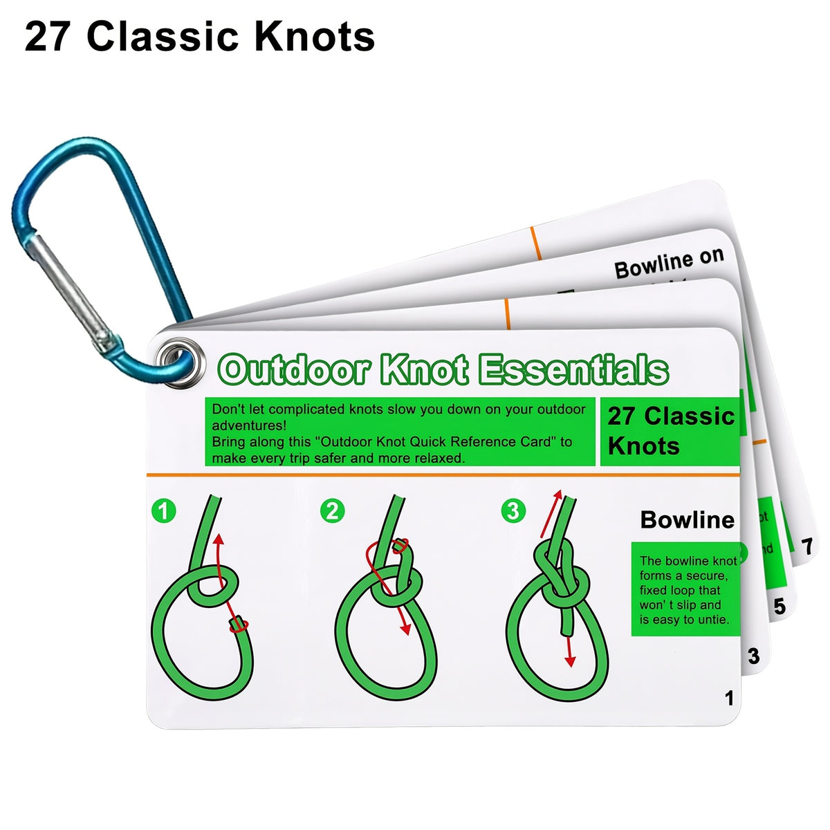 outdoor knots reference guide   27 essential knots