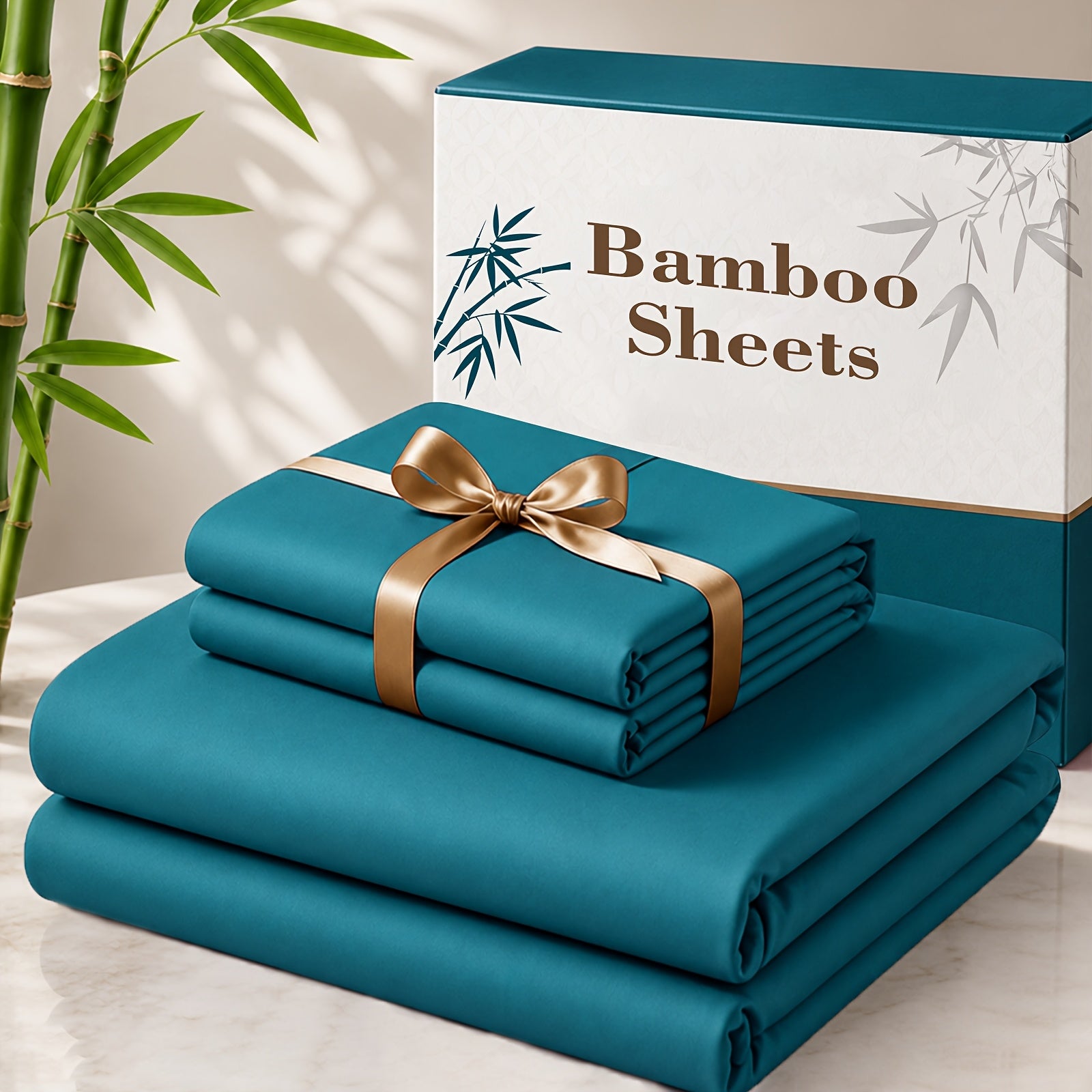 3 4pcs cooling bamboo bed sheet set 3000 tc extra deep