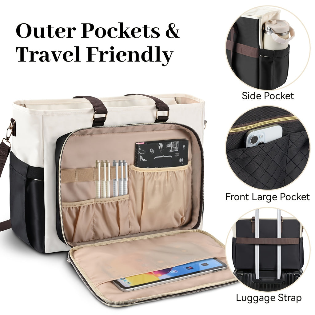 women tsa   laptop tote bag compatible