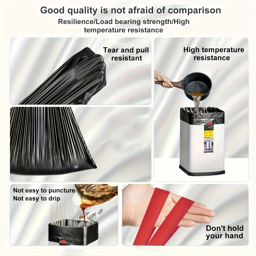 thickened leak proof odor proof drawstring garbage bags tear