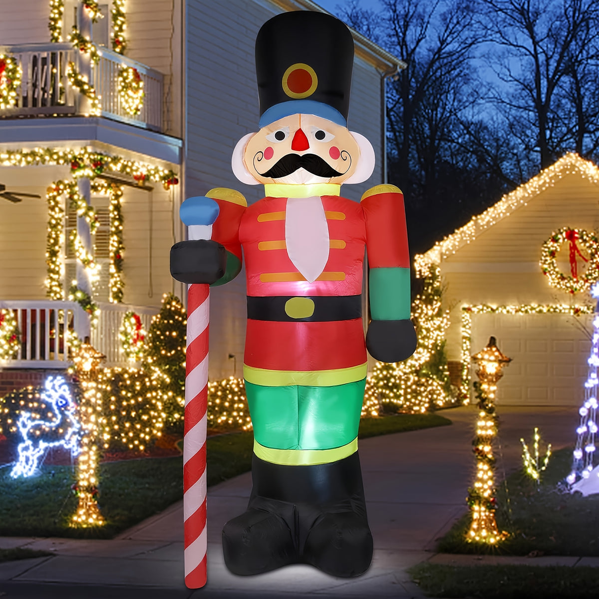 8ft christmas inflatables christmas inflatables nutcracker