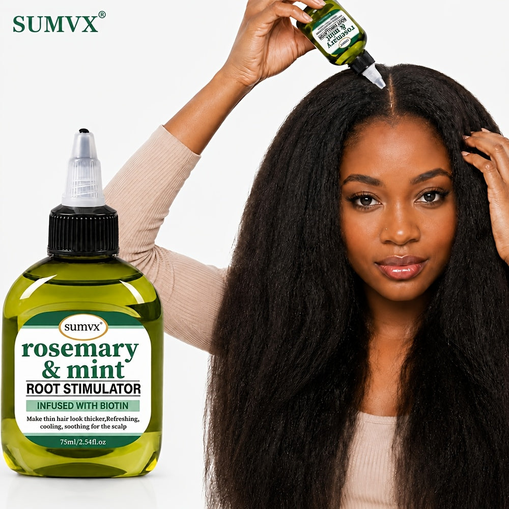 rosemary peppermint hair oil contains biotin rosemary