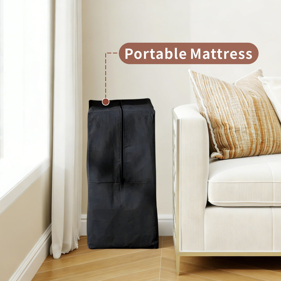 6" Gel Memory Foam Folding Mattress |  For Murphy Beds