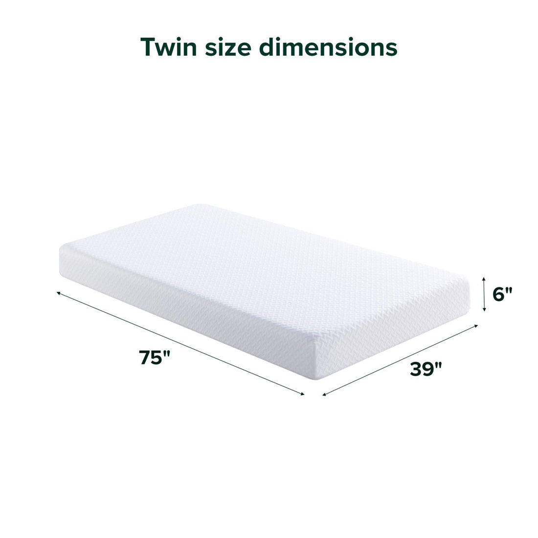 6" Medium Cooling Gel Memory Foam Mattress - Sleep by Wayfair™