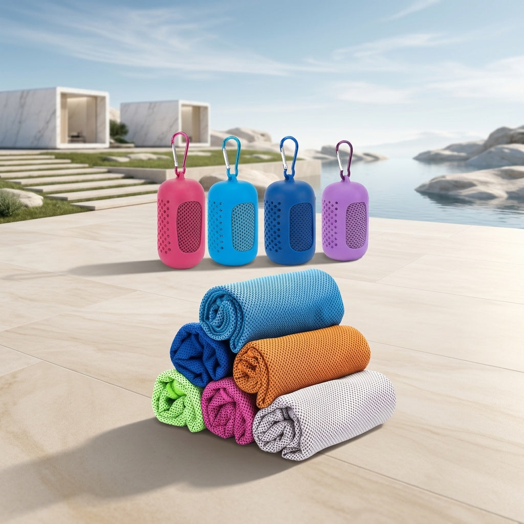 1pc cooling towel 11 81in 31 49in cooling towel cold towel