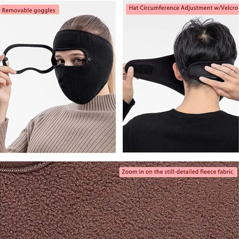 outdoor windproof balaclava   detachable anti fog