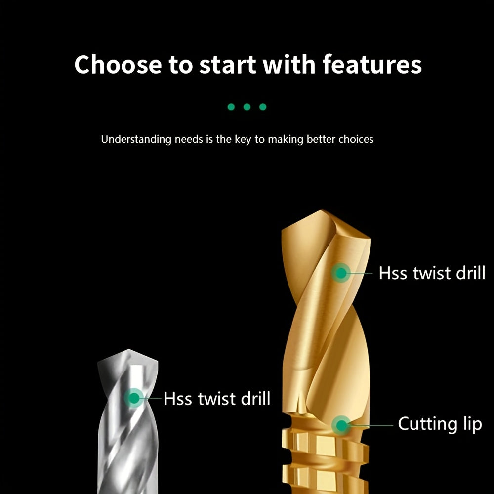 8pcs coated high   sawtooth drill bit multi