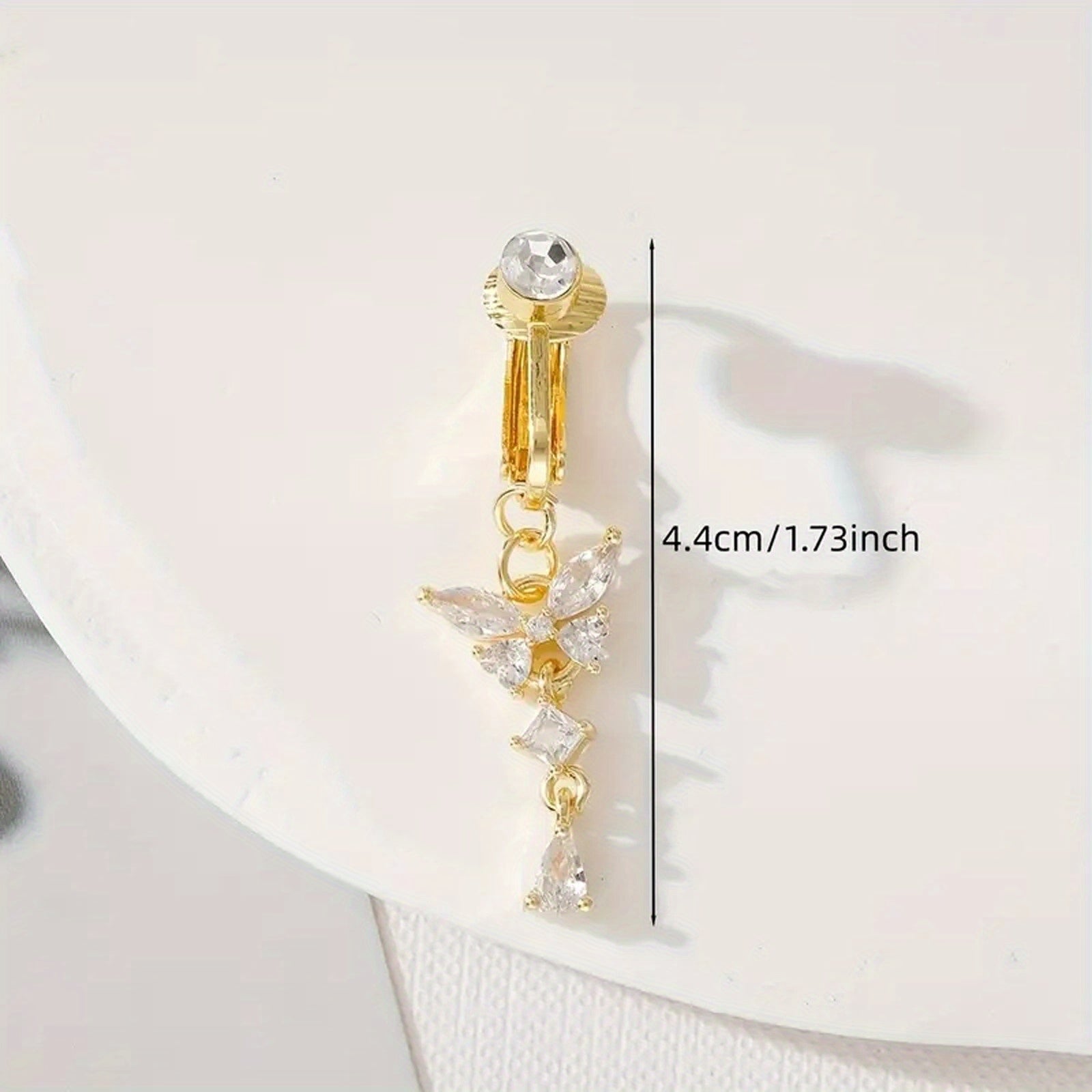 womens   tassel fashion belly button clip no