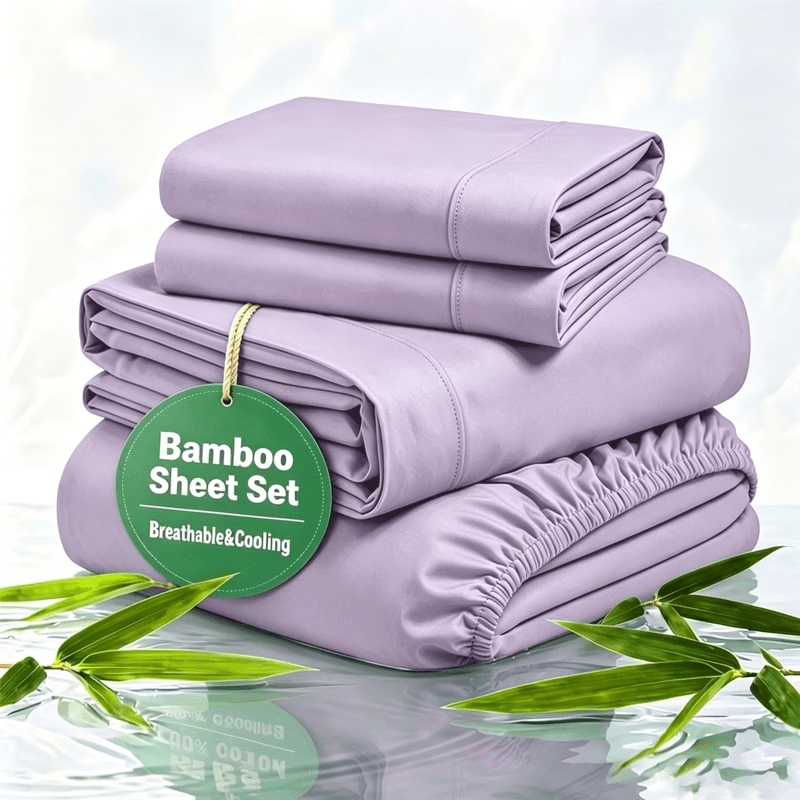 4pcs bamboo fiber sheet set 2200