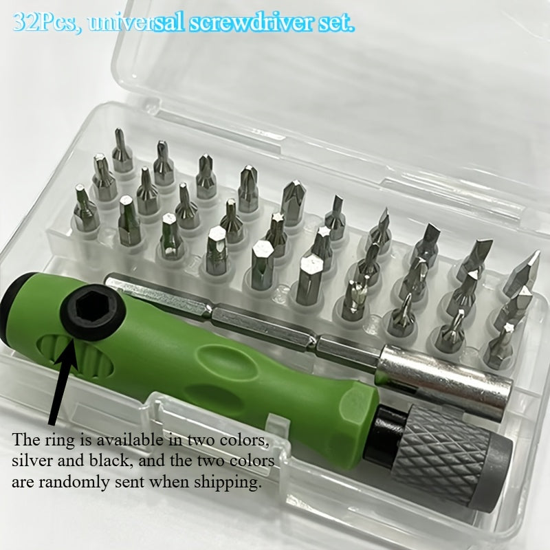 32 in 1 random colors precision screwdriver set portable