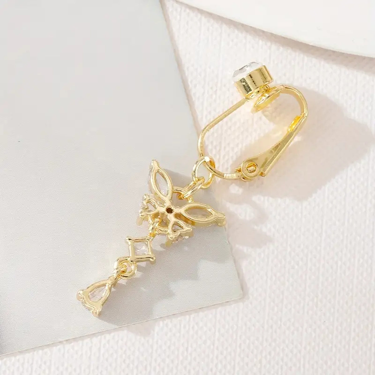 womens   tassel fashion belly button clip no