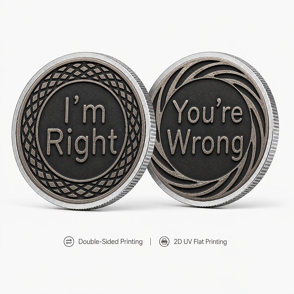 2d flat printed decision   im right youre   dual