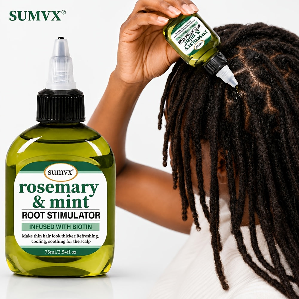 rosemary peppermint hair oil contains biotin rosemary