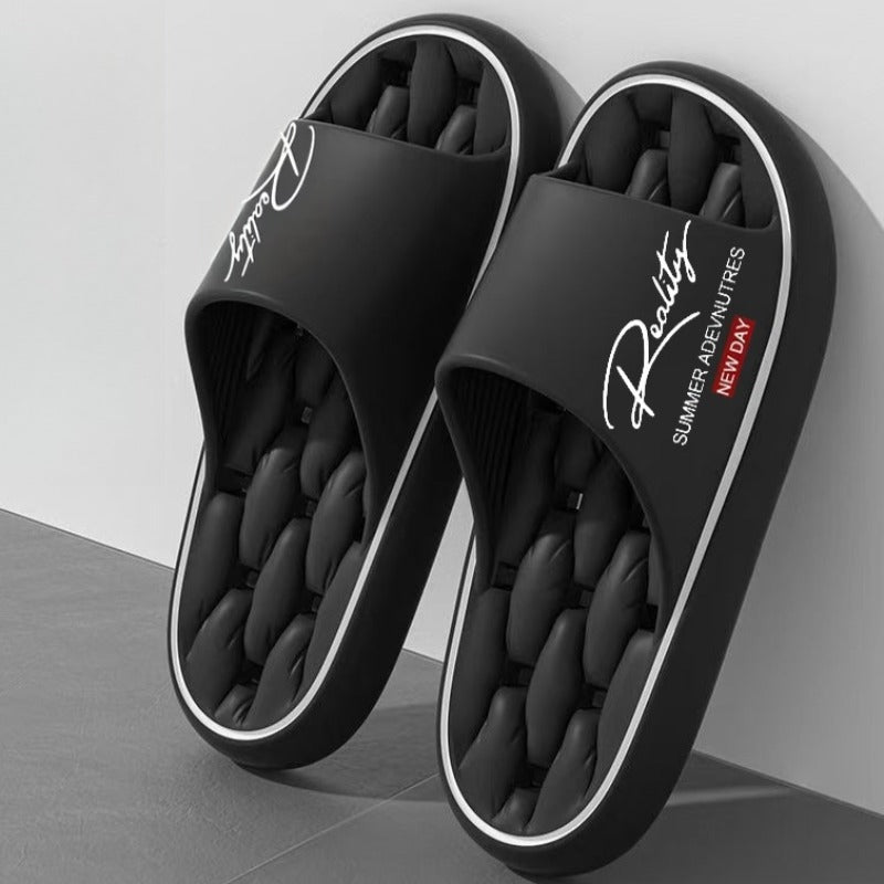 3 color unisex non slip slippers indoor outdoor thick sole