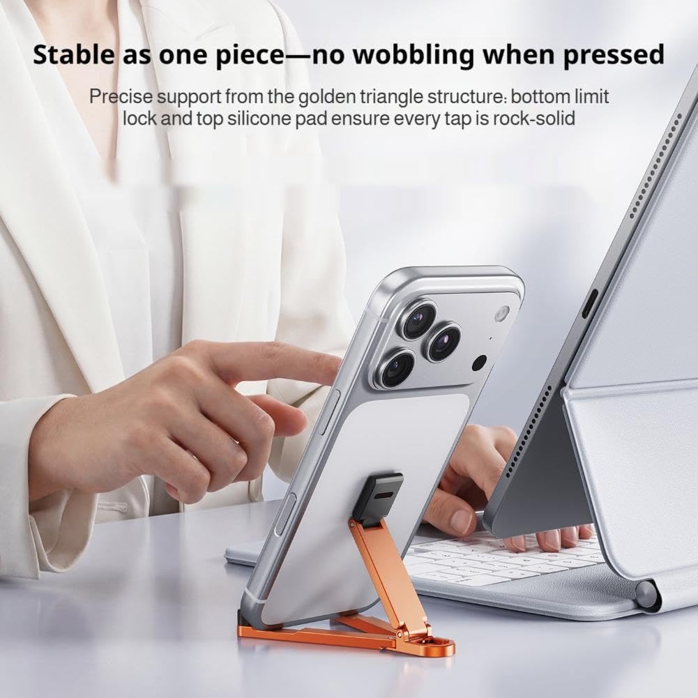 portable foldable mini key chain phone stand built