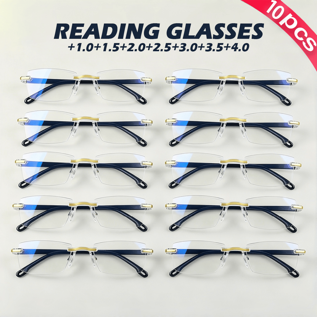 value 10pcs set   glasses luxury diamond cut