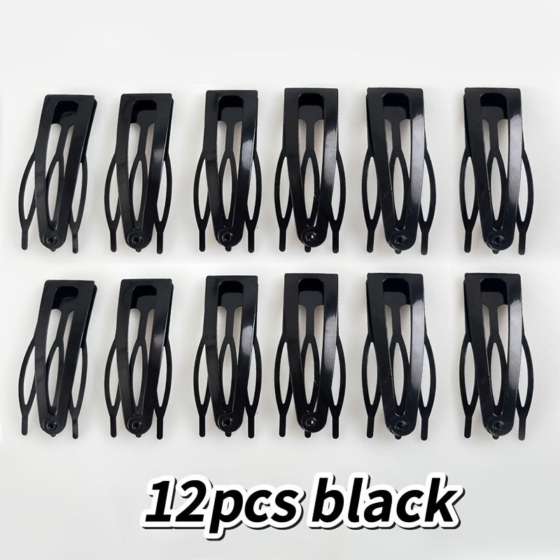 12  snap hair clips bb clips hair additions hair