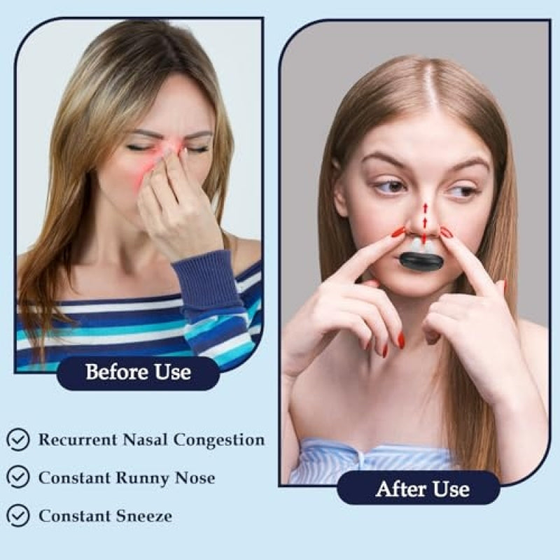 red light nasal device portable usb rechargeable sinus