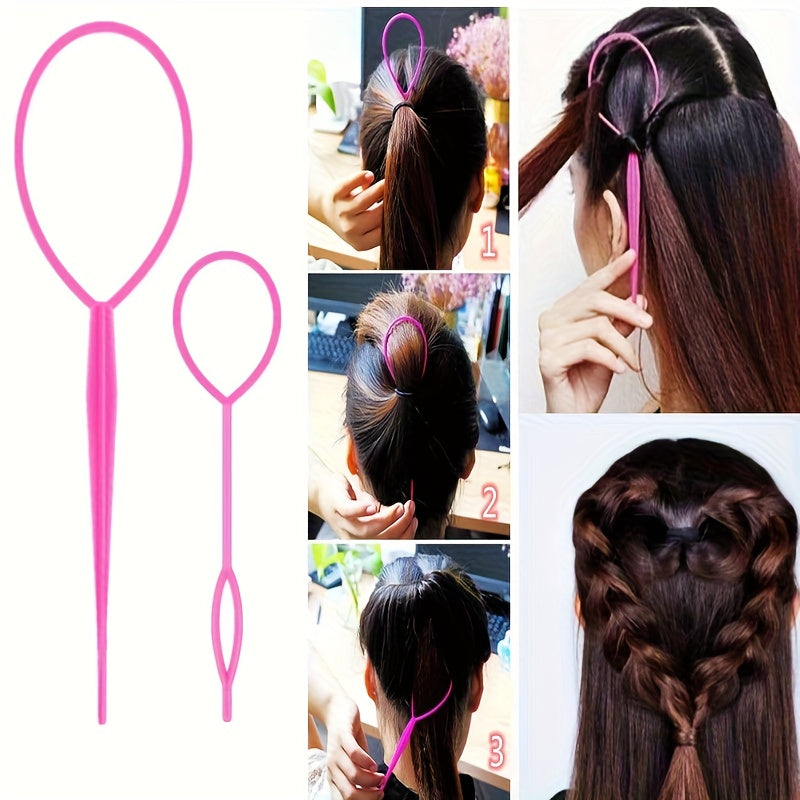 8pcs hair brush set 4pcs topsy hair tail tools 1pc bristle