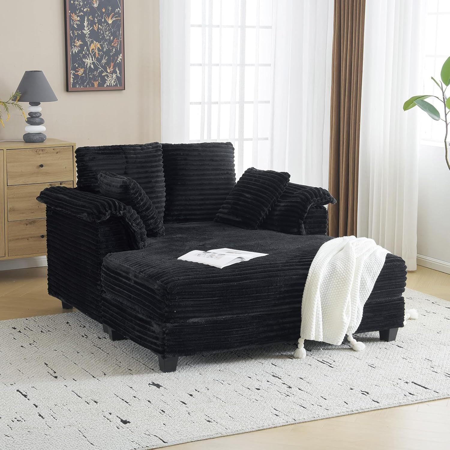 lounge sofa 56 oversized reading sofa corduroy chaise