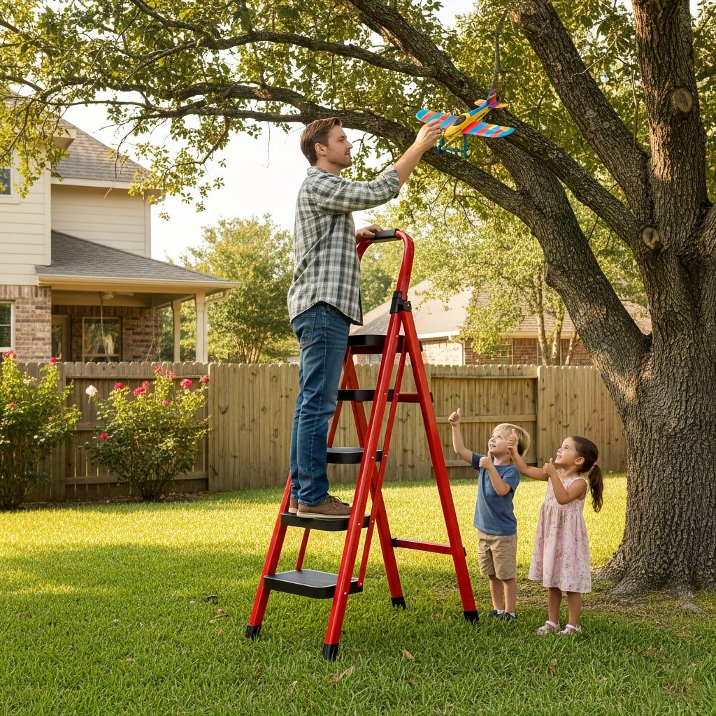 folding 5 4 3 step ladder portable multi functional ladder