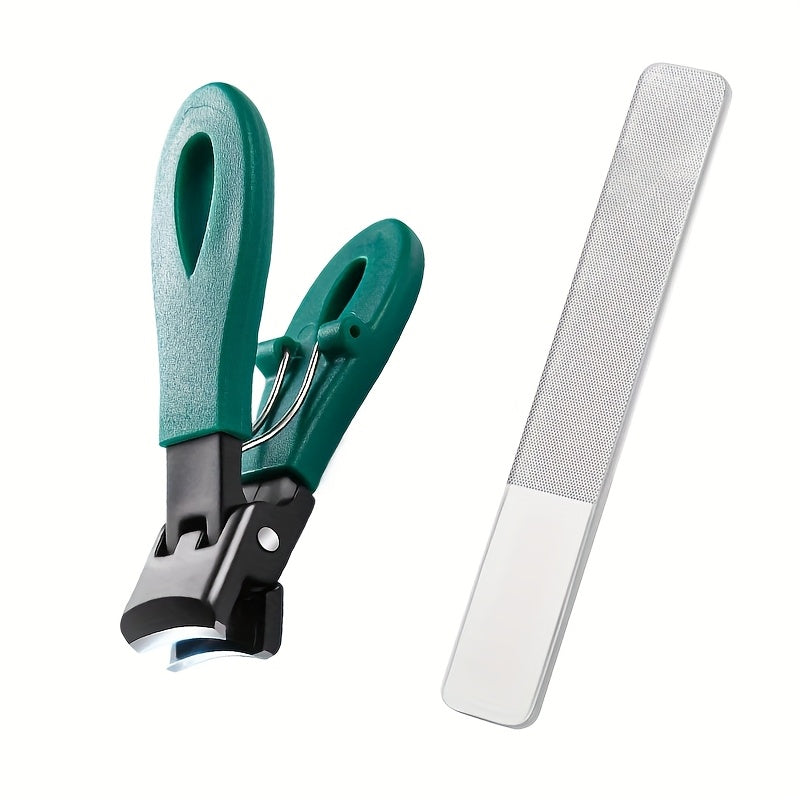 2pcs nail clippers thick hard nails large opening nail