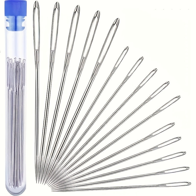 12pcs large   sewing needles home hand sewing needles