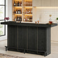 70   large bar table 4 tier storage home bar wine