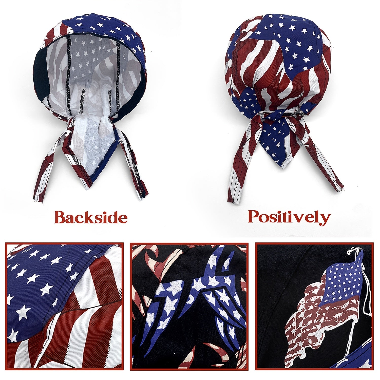 3pcs mens bandana skull cap breathable moisture wicking